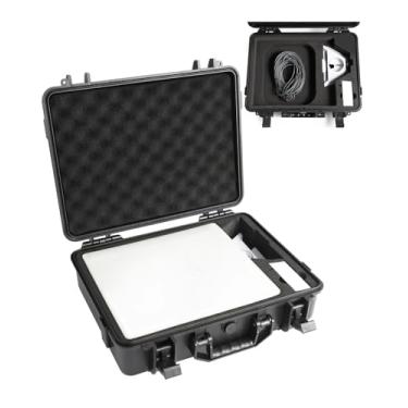 Imagem de Drveafe Estojo Rígido À Prova D'Água Starlink Mini Para Kit De Antena Parabólica Mini, Transporte Portátil Com Espuma Cortada Precisão Acessórios, Ideal Viagens E Acampamentos
