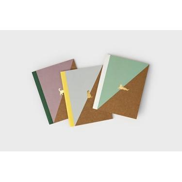 Imagem de Suck UK Conjunto de cadernos de bolso – Notas portáteis forradas, quadriculadas e pontilhadas – Papel reciclado prático e compacto, uso escolar, escritório e viagens – Conjunto de presente exclusivo