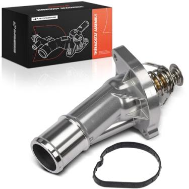 Imagem de A-Premium Conjunto de carcaça do termostato de arrefecimento do motor compatível com Ford Focus 2011-2018, 2.0L, naturalmente aspirado