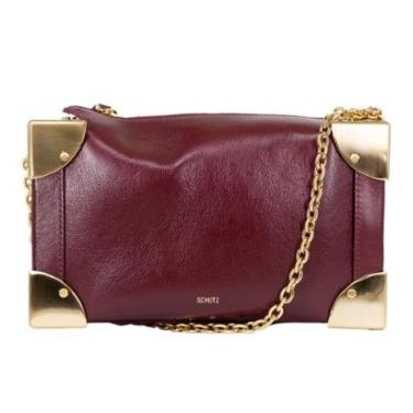 Imagem de Bolsa Feminina Schutz Shoulder Frame Couro Tiracolo 500114766-Feminino