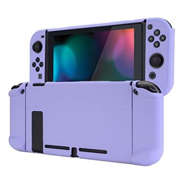 Imagem de eXtremeRate PlayVital Cover for Nintendo Switch, Protective Case Protector for Switch - Shock-Absorbent Anti-Scratch Dockable Easy to Install Durable Hard Shell Game Accessories, Light Violet