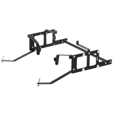 Imagem de Suporte baú lateral super adventure chapa bmw gs 1200 2005/12, PRETO, 