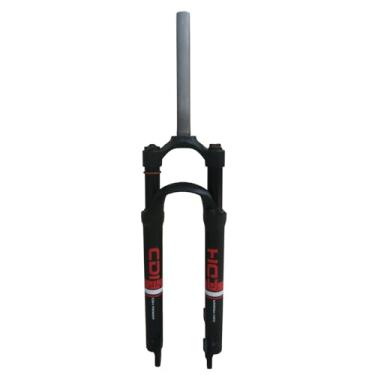 Imagem de CDHPOWER Garfo de suspensão de bicicleta de 66 cm/69,8 cm/73,7 cm, tubo reto de ombro único, bloqueio manual, liga de alumínio ultraleve (69,8 cm)
