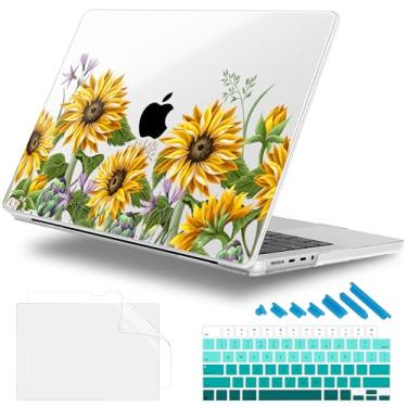 Imagem de Lepeoac Capa para MacBook Pro de 14 polegadas versão 2021 2022 2023 A2918 A2992 M2 A2779 M1 A2442 Pro/Max, [resistente a choques] Capa rígida com protetor de tela, capa para webcam e teclado,