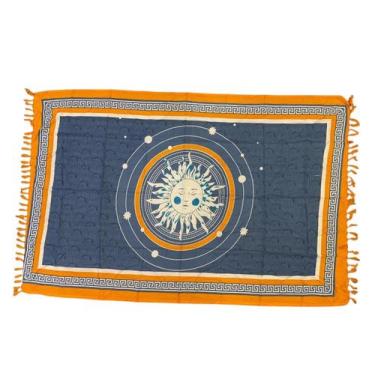 Imagem de Canga de Praia Sol e Lua Mística com Toque Astral B95956 - Deeyaa Indi