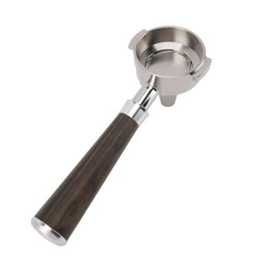 Imagem de Generic Portafilter, Portafilter Alça do Processo de Fabricação Fino Destacável 58 Mm para Cafeteria (Fivela convexa de pau -rosa preta)