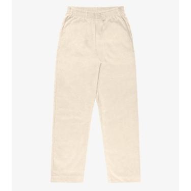 Imagem de Calça Feminina Em Linho Com Bolsos Endless Bege, G, Bege