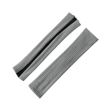 Imagem de Llazsybz Capa para Apoio de Braço de Cadeira de Escritório, Protetor de Apoio de Braço Lavável E Confortável, Cinza, Tamanho real