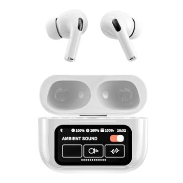 Imagem de Fones de ouvido intra-auriculares sem fio Bluetooth, Bluetooth 5.4, distância de trabalho de 10 a 15 metros, bateria de 28 mAh, bateria de carregamento de 230 mAh, 1 hora de carregamento, 4 horas de