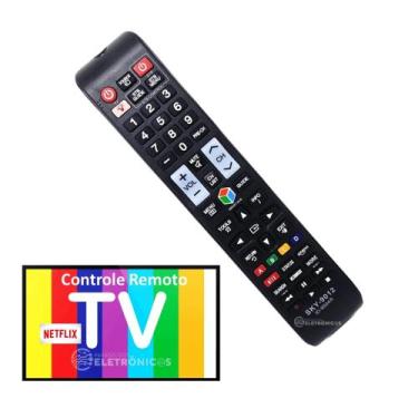 Imagem de Controle Remoto para Samsung Smart TV com Botão Netflix e Alta Durabil