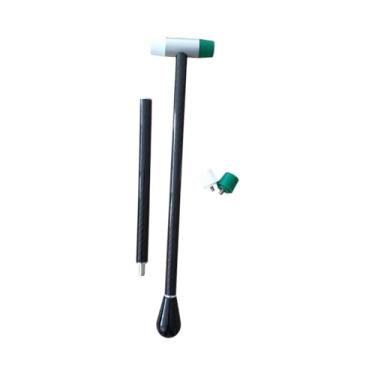 Imagem de Generic Martelo de reparo de amassados de carro Martelo de nivelamento telescópico Multiuso resistente ao desgaste Ferramenta manual leve para SUV Geladeira, Preto