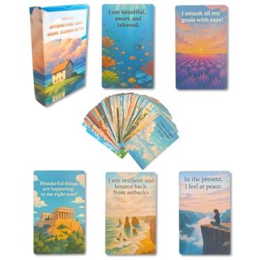 Imagem de MINI ZOZI Self Affirmation Cards Anime 54PCS Ghibli Style Self Care Positive Mindfulness Gifts For Women Girls Teens Daily Anxiety Relief Meditation Yoga Journal Prompt Gratitude Motivational