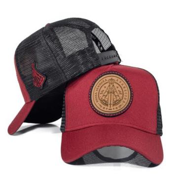 Imagem de Boné Nossa Senhora Trucker Telinha Ajustável Varias Cores Envio Imedia