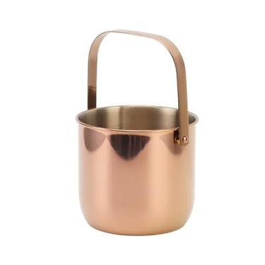 Imagem de Balde de gelo para festas, balde de gelo espesso, aço inoxidável, isolamento duplo, grande capacidade, vinho, champanhe, cerveja KTV, baldes de gelo comerciais, recipiente de gelo, balde de vinho