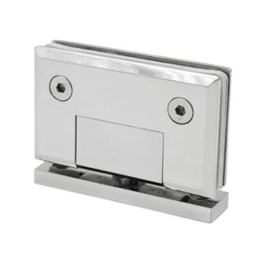 Imagem de Generic Substituição de dobradiça para porta de chuveiro, porta de vidro para chuveiro, prática e resistente, armário, braçadeira para armário de vitrine, Hipotenusa Polida