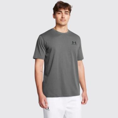 Imagem de Camiseta Under Armour Left Chest SS Cinza, G