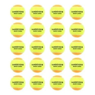 Imagem de 2X Kit Com 20 Bolas Beach Tennis Bolinha Tênis Praia Sandeve