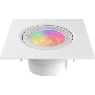 Imagem de Spot Quadrado Led 5w Rgb Smart Wifi Jwcom Smart Alexa E Google Home SA