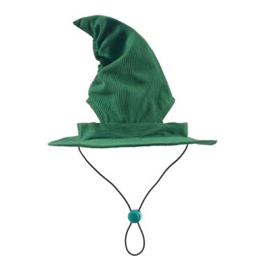 Imagem de Chapéu de Halloween para animais de estimação com orifícios de orelha, adequado para cães pequenos, médios e grandes, boné de beisebol com proteção solar para animais de estimação, chapéu de