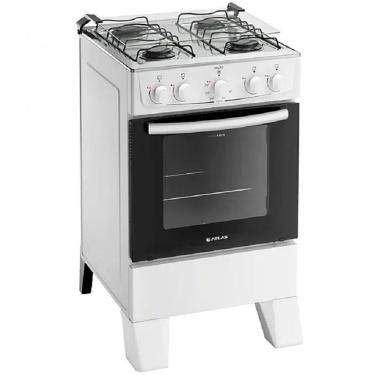Imagem de Fogão 4 Bocas Acendimento Manual Mesa de Inox Forno 50L Milão Atlas