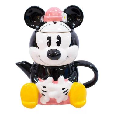 Imagem de Bule 720ml Caneca 210ml Formato Minnie - Disney
