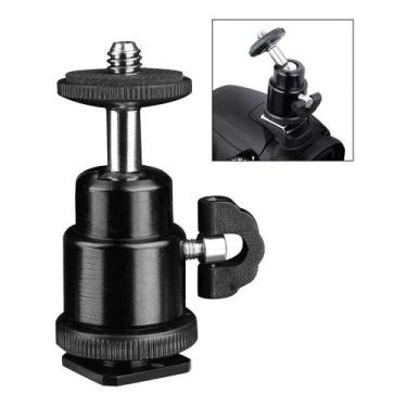 Imagem de Mini Ball Head Suporte Cabeça Tripé, Monopé, Ring Light, Celular, Led,