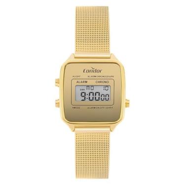 Imagem de Relógio Condor Feminino Digital Dourado - Cojhs512baf/4d