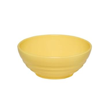 Imagem de Bowl Oriental Redonda 500ml Amarela Clara em Plástico Resistente Linha Tendência Linha Premium