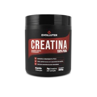 Imagem de Creatina Monohidratada Pura 300g Evolluter Unidade Sem Sabor