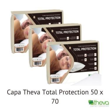 Imagem de Kit 3 Protetores Para Travesseiro Impermeável - Theva
