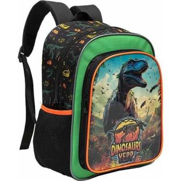 Imagem de Mochila De Costas M Escolar Infantil Dinossauro Yepp, VERDE
