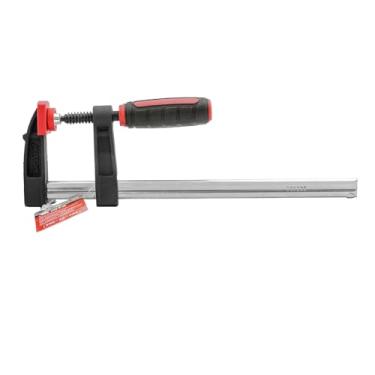 Imagem de MTX Grampo Para Carpinteiro Tipo Sargento 300 × 50 × 370 Mm – Corpo Em Aço Carbono, Mordentes Antimarca, Cabo Emborrachado Bi-Material, Aperto Ajustável, Ideal Para Colagem E Montagem