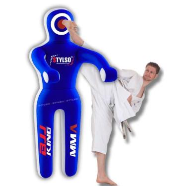 Imagem de Grappling Dummy Stylso 183 cm azul MMA BJJ Training