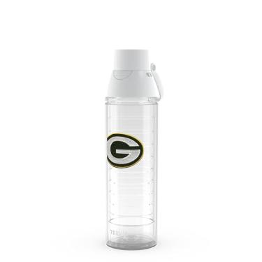 Imagem de Tervis Venture Lite NFL Green Bay Packers - Emblema bordado feito nos EUA, copo de viagem com isolamento de parede dupla, mantém as bebidas frias e quentes, garrafa de água de 680 g,