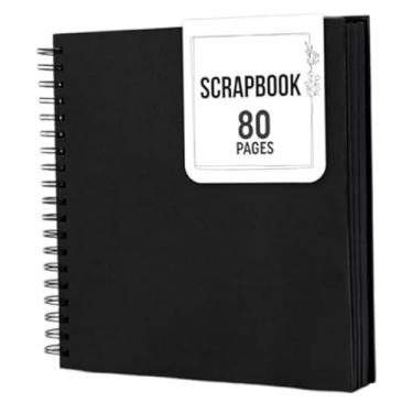 Imagem de Nishiyuenyi Álbum de Fotos Faça Você Mesmo, Álbum de Lembranças Fotográficas, Armazenamento de Fotos, Presente para Festa, Formatura, Viagem, Casamento, Preto