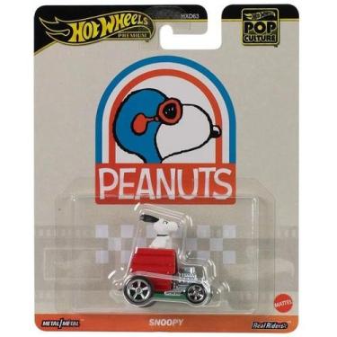 Imagem de Carro HOT Wheels Premium POP Cultura Snoopy Mattel HXD63