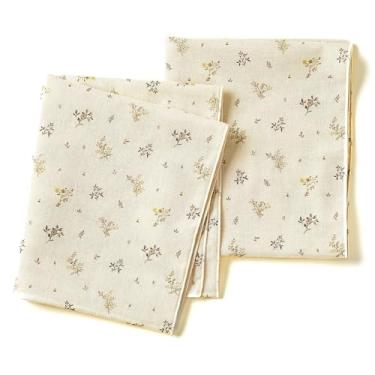 Imagem de MODERNUS Toalhas de musselina de algodão de 3 camadas Sochang, não branqueadas e sem fluorescente, toalhas de cozinha multiuso e panos de prato, altamente absorventes e de secagem rápida, conjunto de