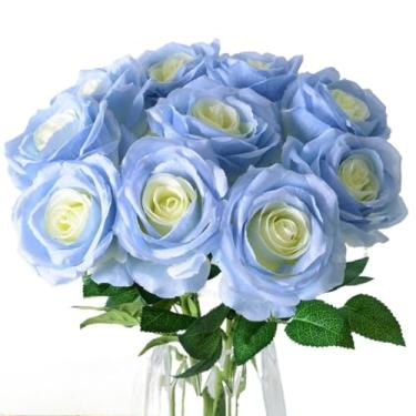 Imagem de 120CM/60CM Kit10 Buquê De Flores De Cerejeira Artificial Flor De Pêssego rosa Estilo moderno Para Decoração De Casamento (RZF007-7 Unidades)