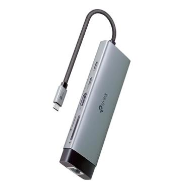 Imagem de TP-Link Hub USB C 9 em 1 adaptador multiportas UH9120C | 4K @ 60Hz HDMI, 1 × 1G ethernet, SD e microSD, entrega de energia de 100 W, 1 portas de dados USB-C + 3 × USB-A | Divisor de alta velocidade de