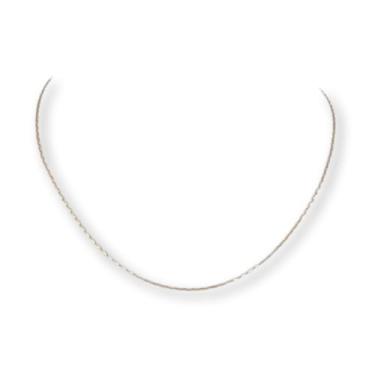 Imagem de Corrente Feminina Tijolinho 40 Cm Ouro 18k 750 Certificado Amarelo