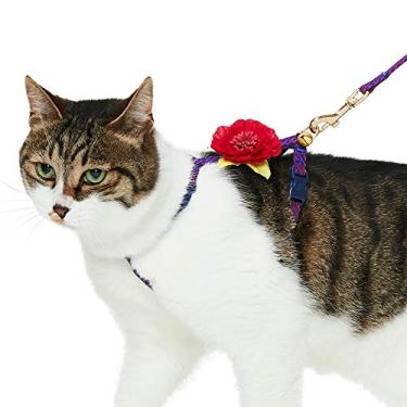 Imagem de Coleiras de segurança para gatos Blueberry Pet 10+ Padrões, coleiras para gatos personalizadas, coleiras para gatos e coleiras, conjunto de acessóriosBlueberry Pet Harness & Leash Set
