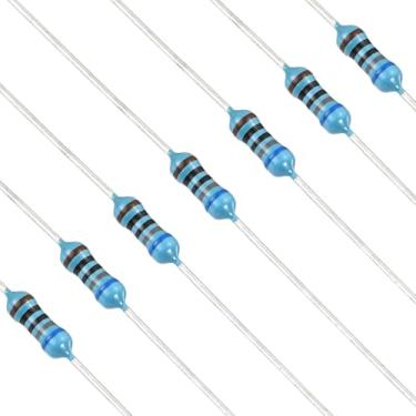 Imagem de YOKIVE 100 peças de resistores de 680 Ohm, resistor fixo de filme metálico de 1/4W (0,25 W), resistores de tolerância +/-1%, certificado ROHS