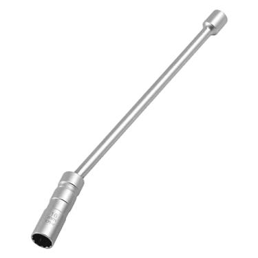 Imagem de Ferramenta de desmontagem vela ignição soquete rotativo 12 pontes com junta universal extrator magnético para reparo aut