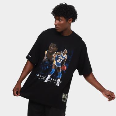 Imagem de Camiseta NBA Mitchell & Ness Trad Cards Masculina-Masculino