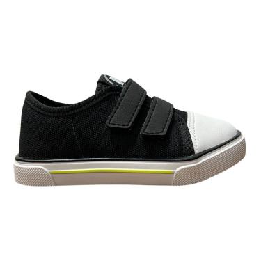 Imagem de Tênis Casual de Lona Tira Colante Infantil Menino Molekinho 2133.684 Preto-Masculino