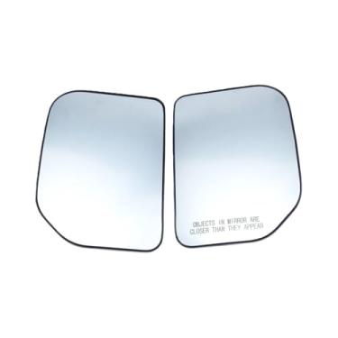 Imagem de Vidro espelhado lateral esquerdo/direito com placa de apoio, não aquecido, compatível com Toyota FJ Cruiser 2007-2014(2PCS Left Right side)
