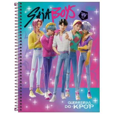 Imagem de Caderno Grande Universitário Guerreiras do K-Pop Capa Dura 1 Matéria 8