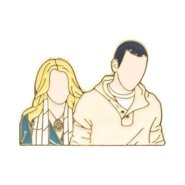 Imagem de Broche Colorido De Peixe Para Mulheres, Distintivo De Moda, Pin De Esm