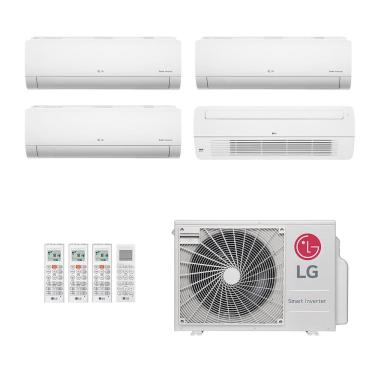 Imagem de Ar-Condicionado Multi Split Inverter LG 30.000 (3x Evap HW 9.000 + 1x Evap Cassete 1 Via 12.000) Só Frio 220V								