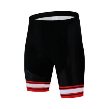 Imagem de Bermuda De Ciclismo Masculina De Verão Com Almofada De Gel 19D, Calças